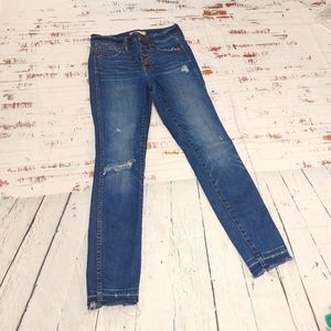 Madewell 10" high rise skinny jeans